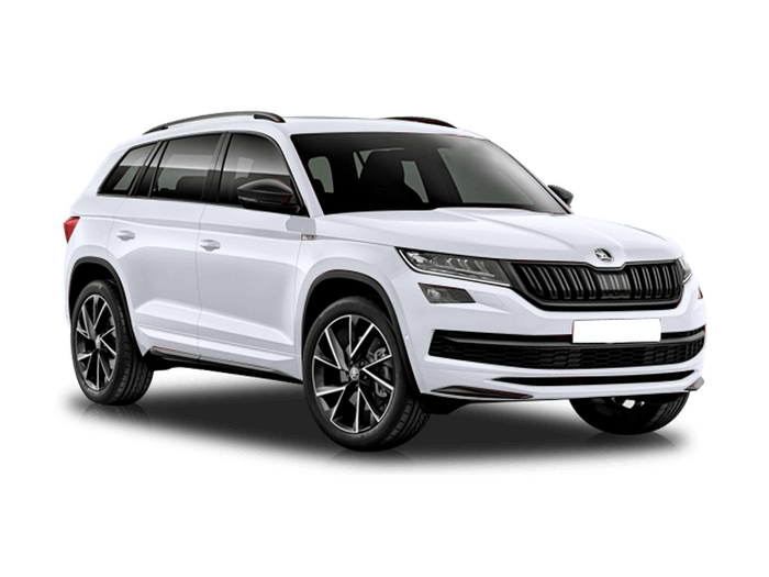 Skoda Kodiaq Sportline Белый лунный металлик